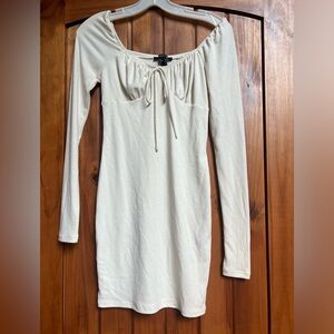 Forever 21 tie front mini dress